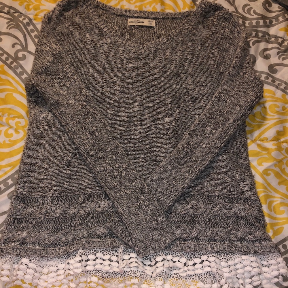 Abercrombie Kids gray sweater